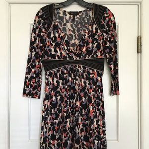 BCBG MAXAZRIA Black Multi Dress Small